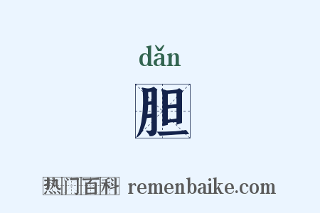 胆是什么意思的图片